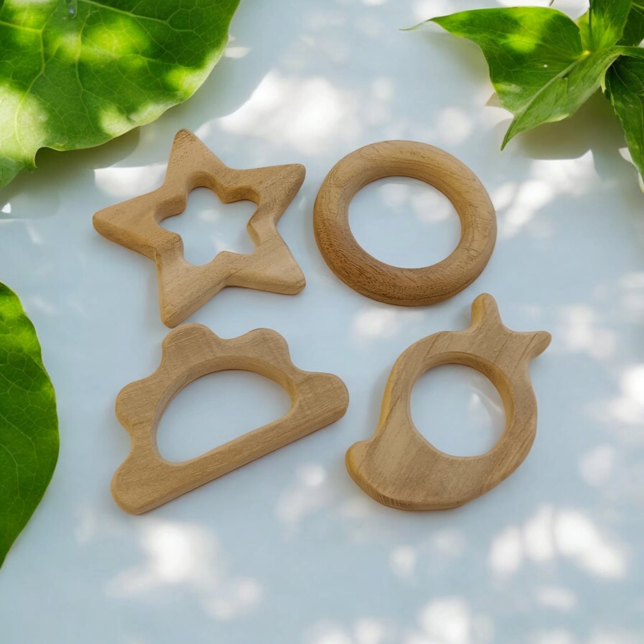 Gum Strengthening Neem Wooden Baby Teethers