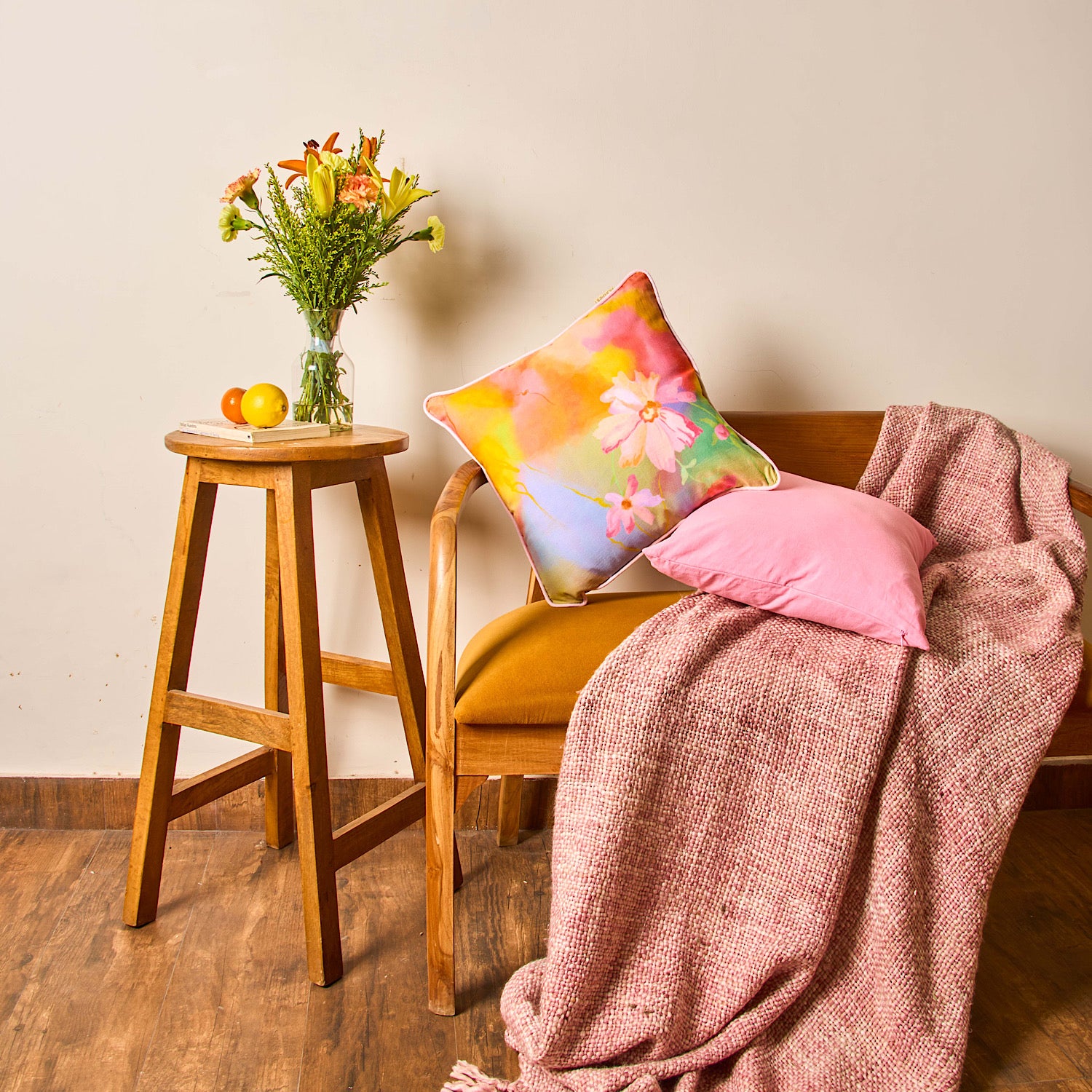 Orin Cushion Cover | Hemp Cotton Blend | Earthy Décor