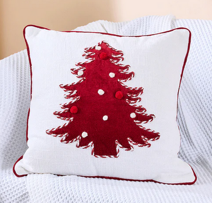 Festive Pine Charm Cushion | Holiday Inspired Decorative Cushion