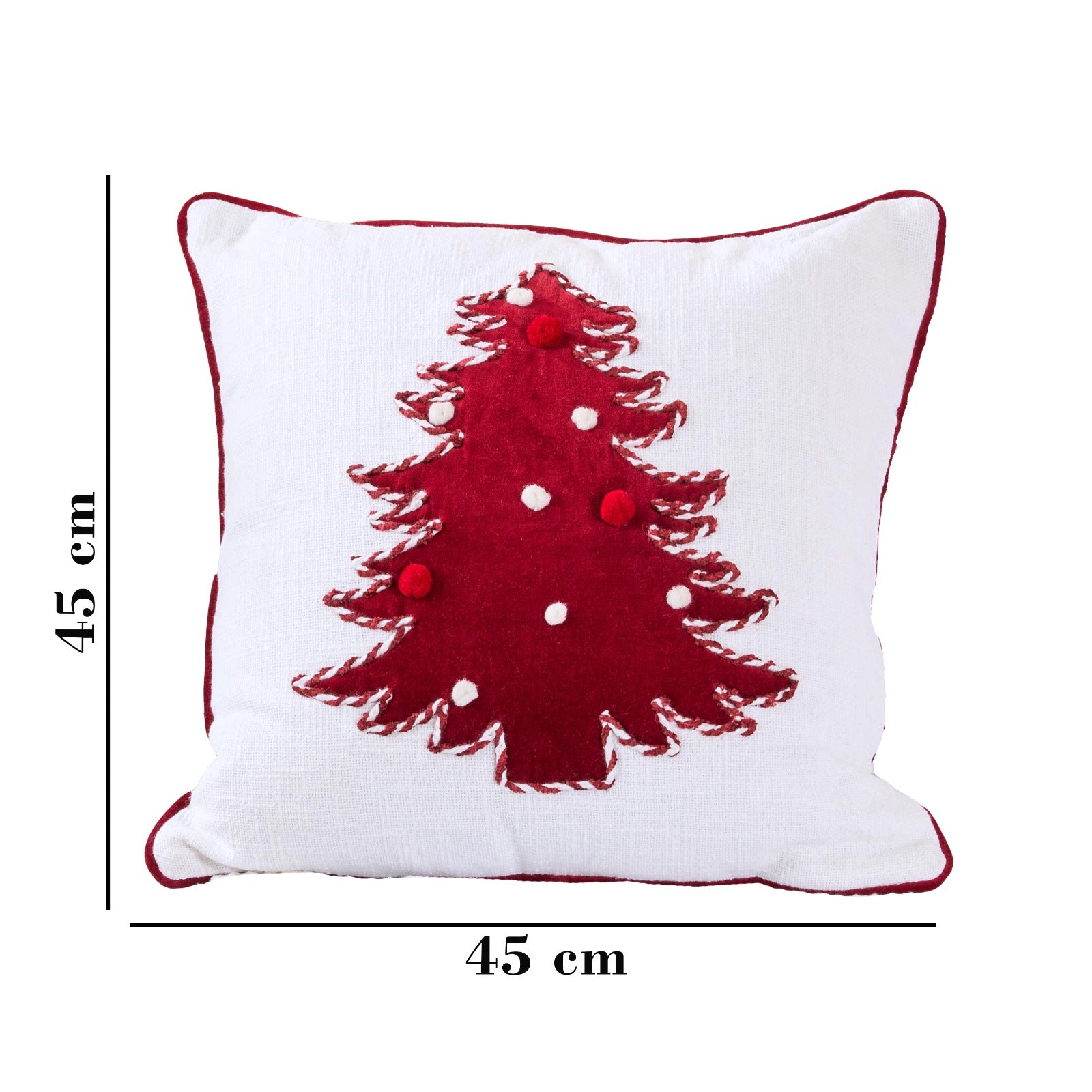 Festive Pine Charm Cushion | Holiday Inspired Decorative Cushion