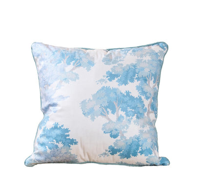 Blue Jungle Nature Touch Cushion | Botanical Decorative Cushion