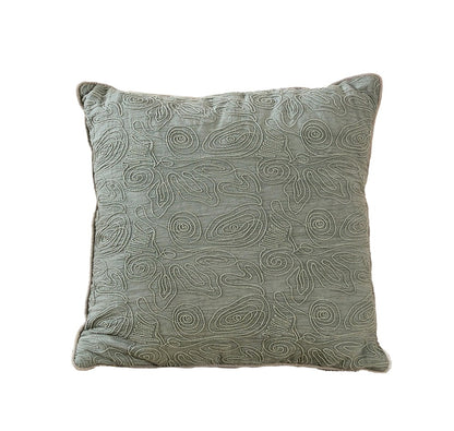 Amoeba Cotton Cushion | Modern Decorative Accent Cushion