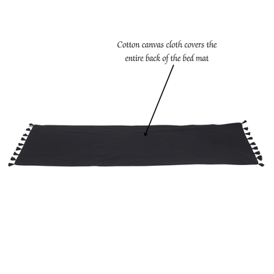 Bamboo Bed Mat Monochrome Jacquard Mystical Weave – Elegant Decor