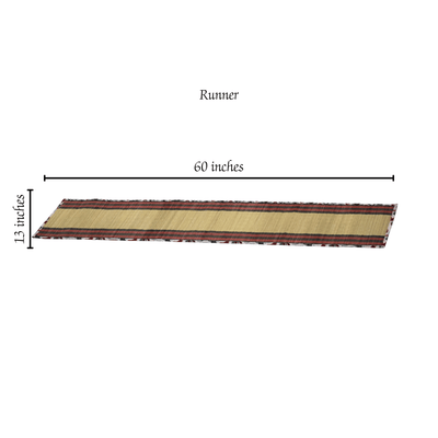 Bamboo Placemats – Elephant Print Canvas Edge