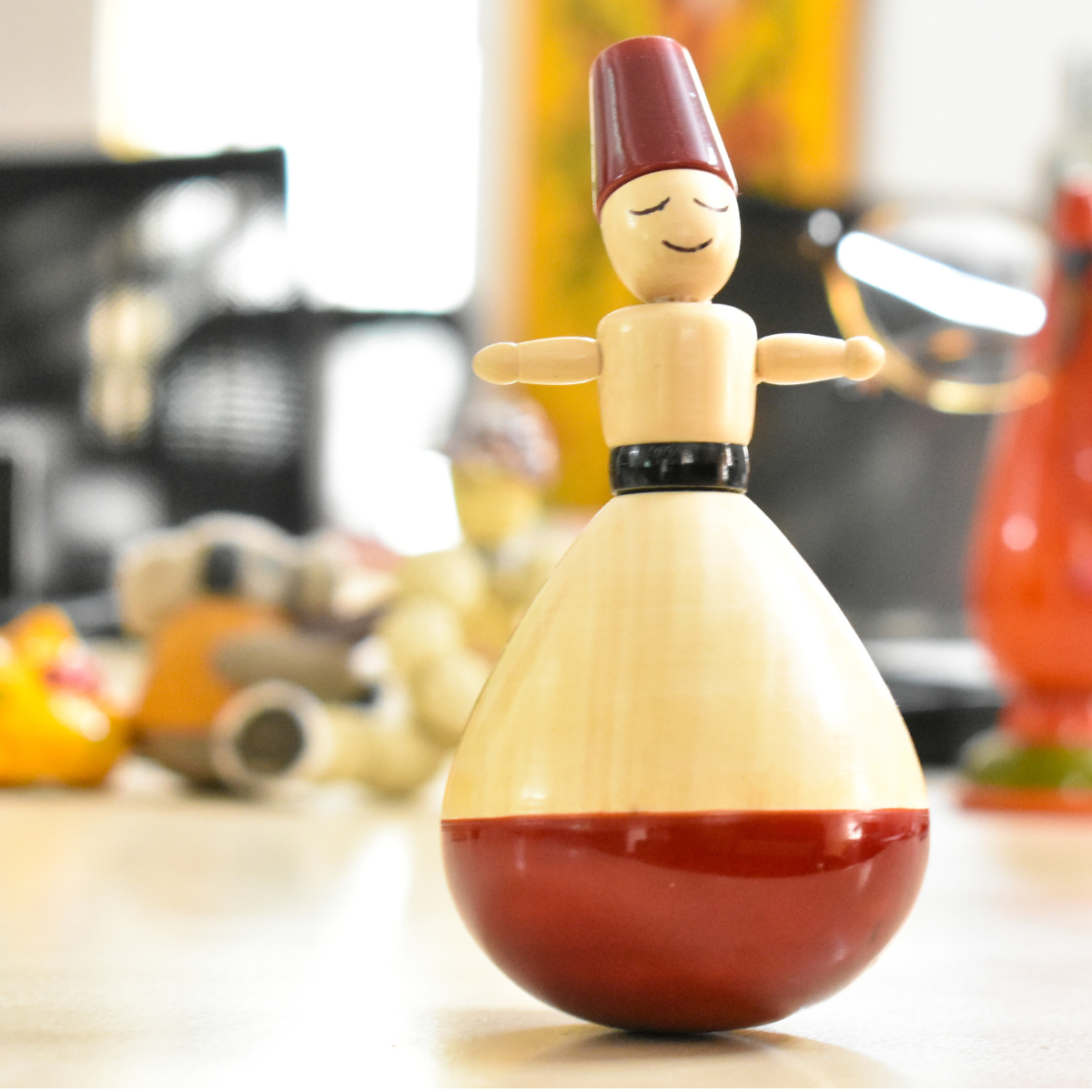 Handcrafted Channapatna Sufi Dancing Doll