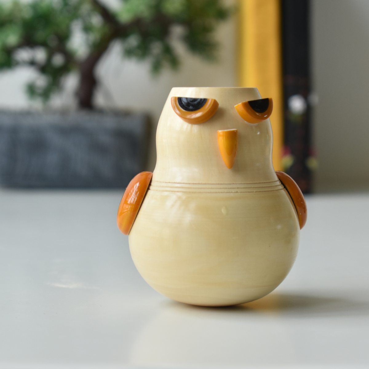 Handcrafted Channapatna Grumpy Dancing Doll