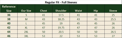 bl:sizechart | Size Chart