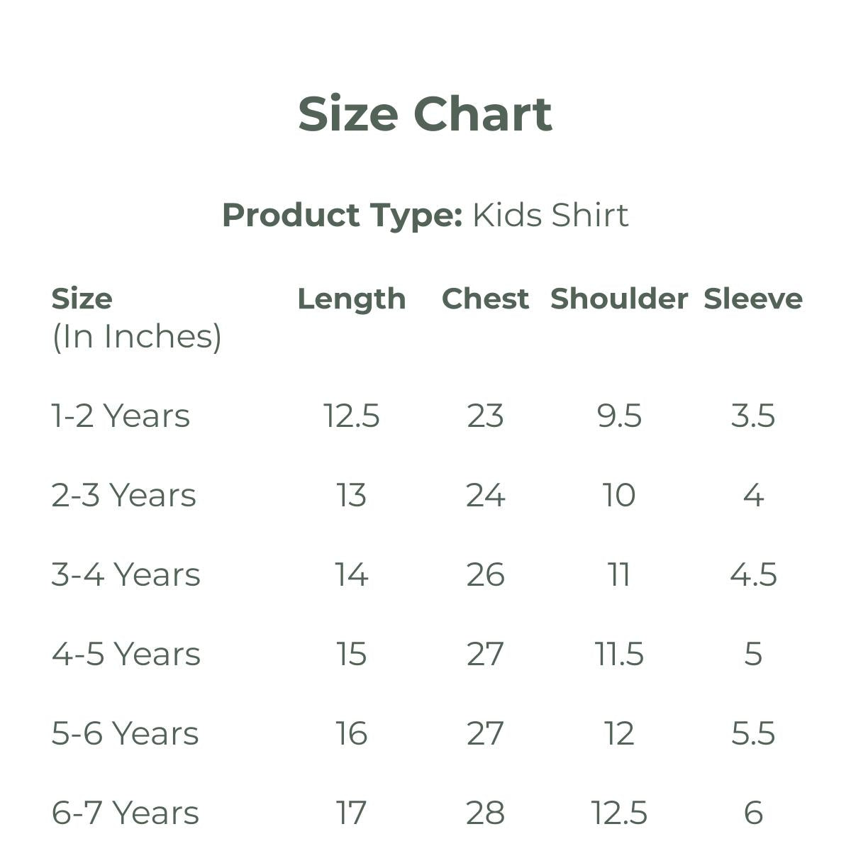 bl:sizechart | Size Chart