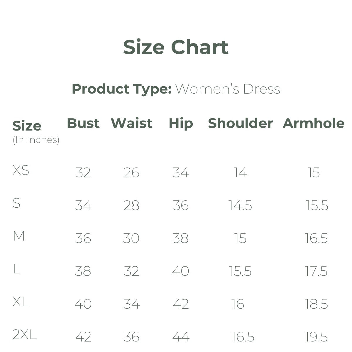 bl:sizechart | Size Chart
