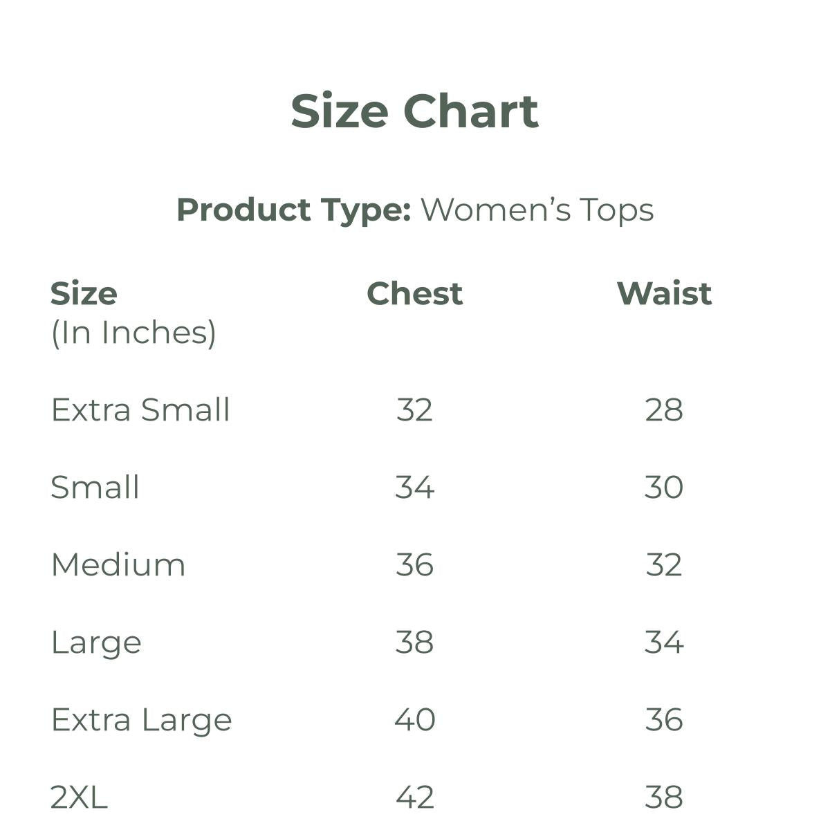 bl:sizechart | Size Chart