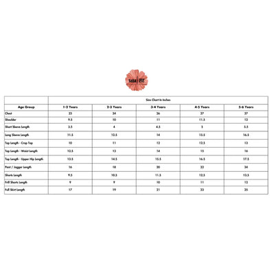 bl:sizechart | Size Chart