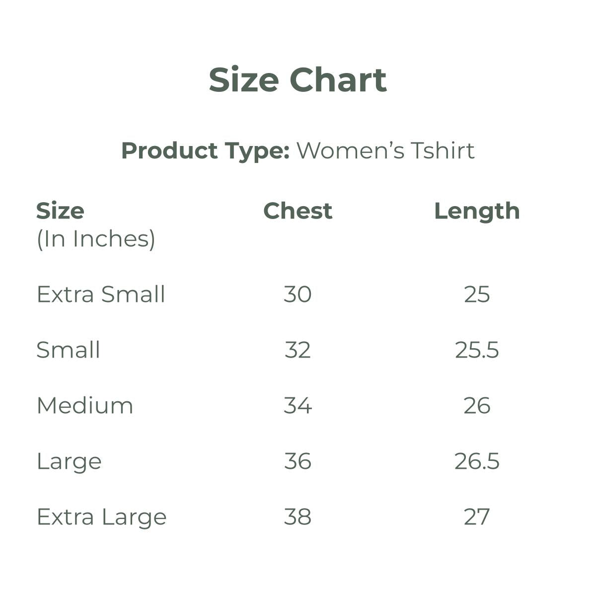 bl:sizechart | Size Chart