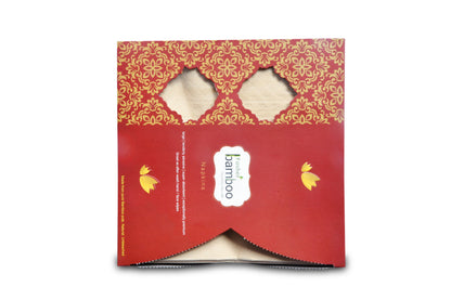 Bamboo Soft Tissue Paper Napkin | Pack of 4 | 2 Ply, 50 Sheets Each