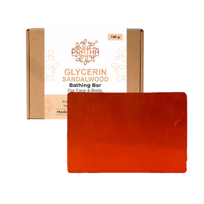 Sandalwood Glycerin Bathing Bar | Pack of 2