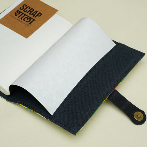 Upcycled Diary with Reusable cover and Magnetic Flap