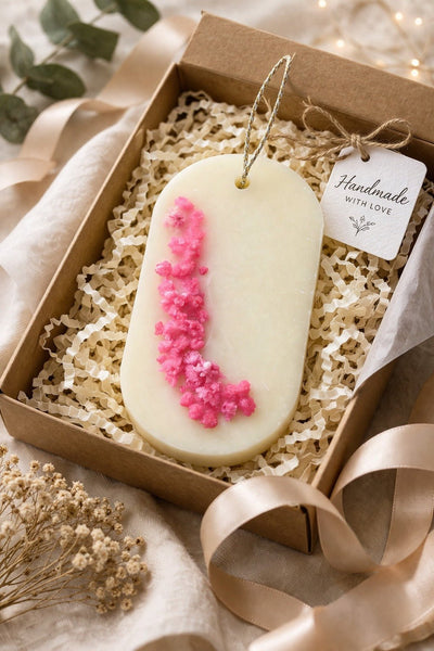2 Beeswax Wax Wardrobe Fragrance Bars - Fasli Rose & Jasmine Blooms – Wax Sachets & Fragrance on Brown Living™. SKU: SN2589SN2590. Img 8.