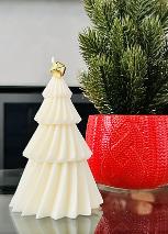 Ribbed Tree Candles