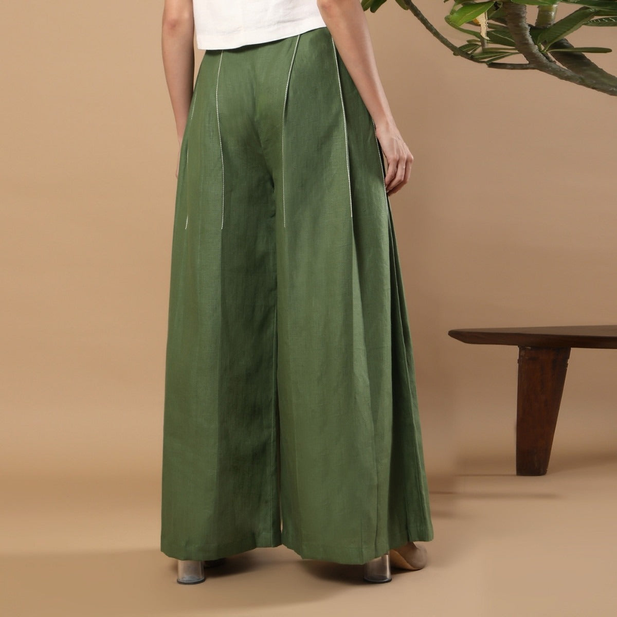 Aspen | Hemp Pants | Olive Green