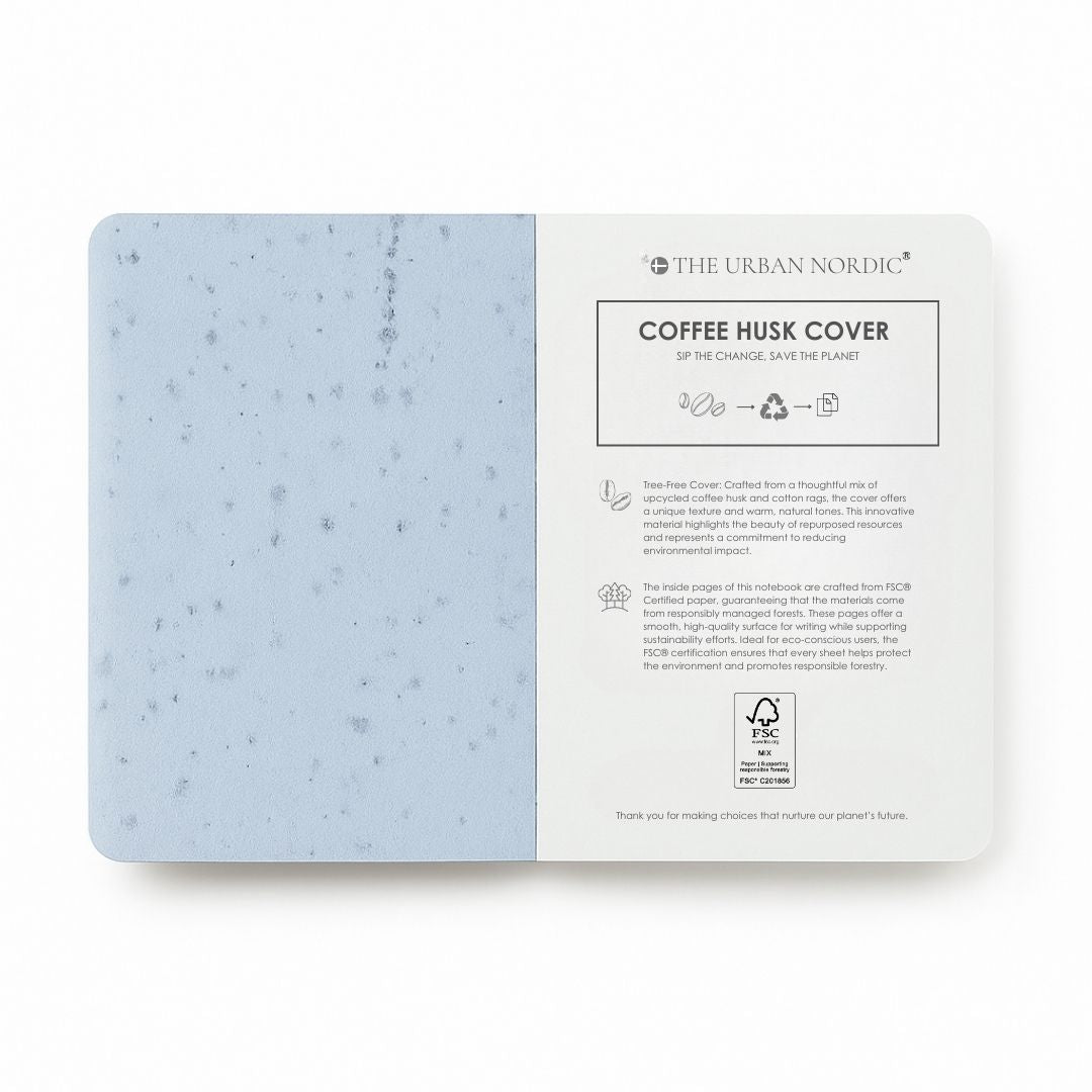 3 Pack - Coffee Husk Cover Saddle Bound A6 Pocket Notepad 64 Pages – Notebooks & Notepads by The Urban Nordic available on Brown Living™. . SKU: SBCFSBFSCRD - A6 - 3. Img 5.