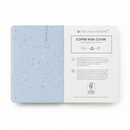 3 Pack - Coffee Husk Cover Saddle Bound A6 Pocket Notepad 64 Pages – Notebooks & Notepads by The Urban Nordic available on Brown Living™. . SKU: SBCFSBFSCRD - A6 - 3. Img 5.