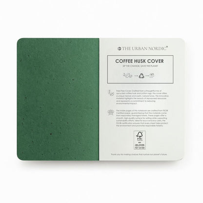 3 Pack - Coffee Husk Paper Cover A6 Notepad with 64 FSC Certified Pages – Notebooks & Notepads by The Urban Nordic available on Brown Living™. . SKU: GNCFSBFSCRD - A6 - 3. Img 4.