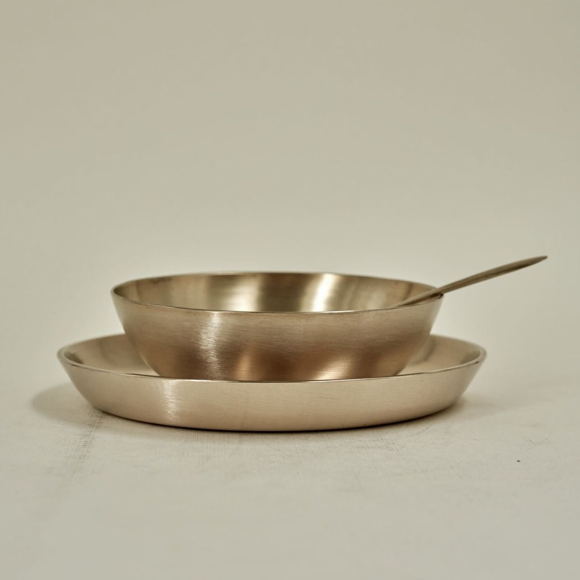 Original Kansa Bronze Small Soup Set - 3 Pcs | Verified Sustainable by Brown Living™