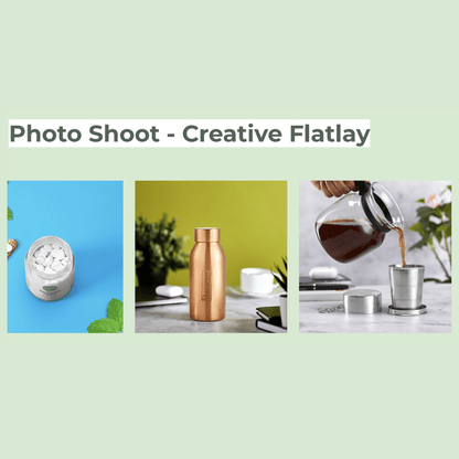 3 Plain White Background Images + 2 Creative Flatlay + 1 Infographic – Photography & Photo Shoot Services on Brown Living™. SKU: PWBI_CF_I. Img 3.
