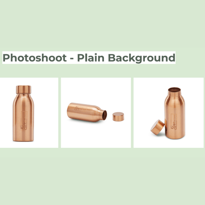 3 Plain White Background Images + 2 Creative Flatlay + 1 Infographic – Photography & Photo Shoot Services on Brown Living™. SKU: PWBI_CF_I. Img 1.