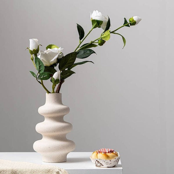 3 Tier Round Ceramic Vase | Verified Sustainable Vases on Brown Living™