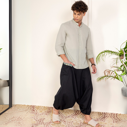 Men's Aladdin Harem Pants | Black