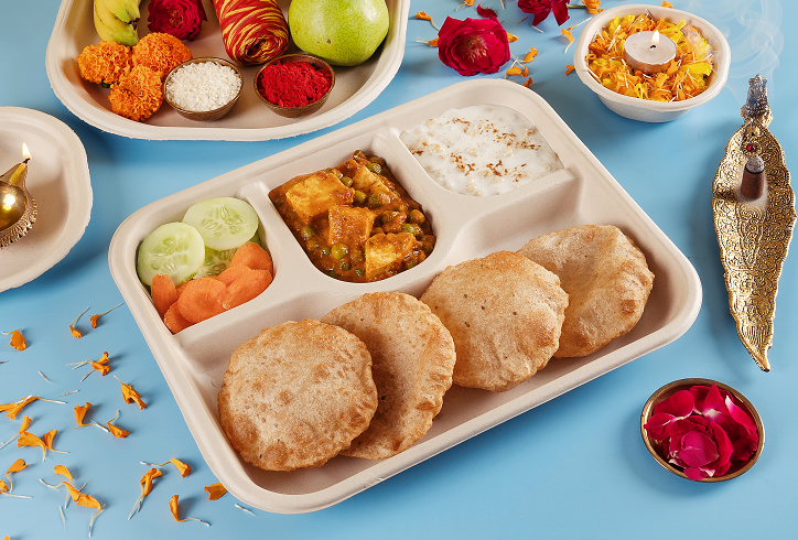 5 Compartment Meal Trays – Trays & Platters on Brown Living™. SKU: CLEC-71. Img 1.