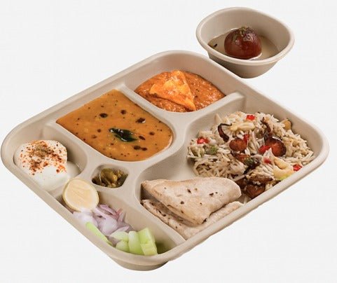 5 Compartment Meal Trays – Trays & Platters on Brown Living™. SKU: CLEC-72. Img 7.