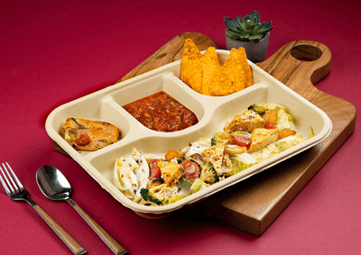 5 Compartment Meal Trays – Trays & Platters on Brown Living™. SKU: CLEC-72. Img 15.
