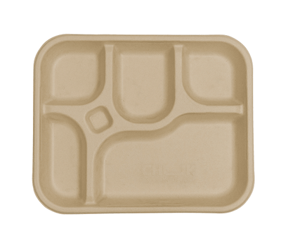 5 Compartment Meal Trays – Trays & Platters on Brown Living™. SKU: CLEC-72. Img 14.