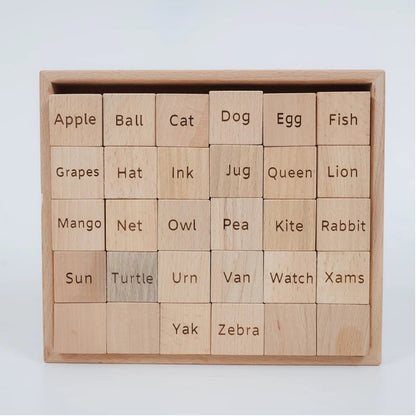 5 - in - 1 English Learning Blocks – Educational Toy for Kids – Learning & Educational Toys on Brown Living™. SKU: Eng - alph. Img 3.