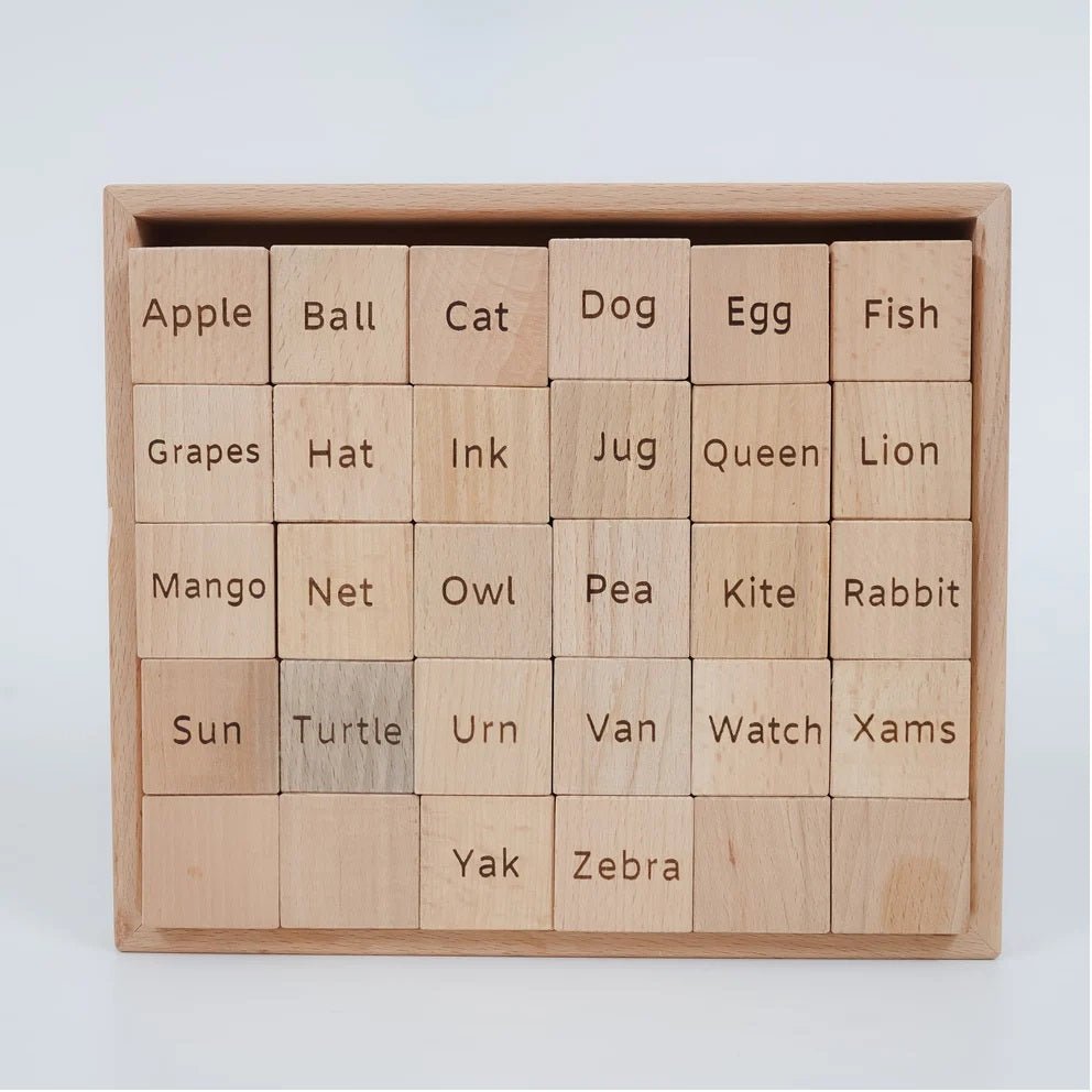 5 - in - 1 English Learning Blocks – Educational Toy for Kids – Learning & Educational Toys on Brown Living™. SKU: Eng - alph. Img 3.