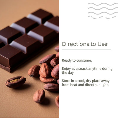 70% Dark Chocolate | Rich Cocoa | Premium Indulgence | 40g – Chocolates on Brown Living™. SKU: ECOTYL00054. Img 4.