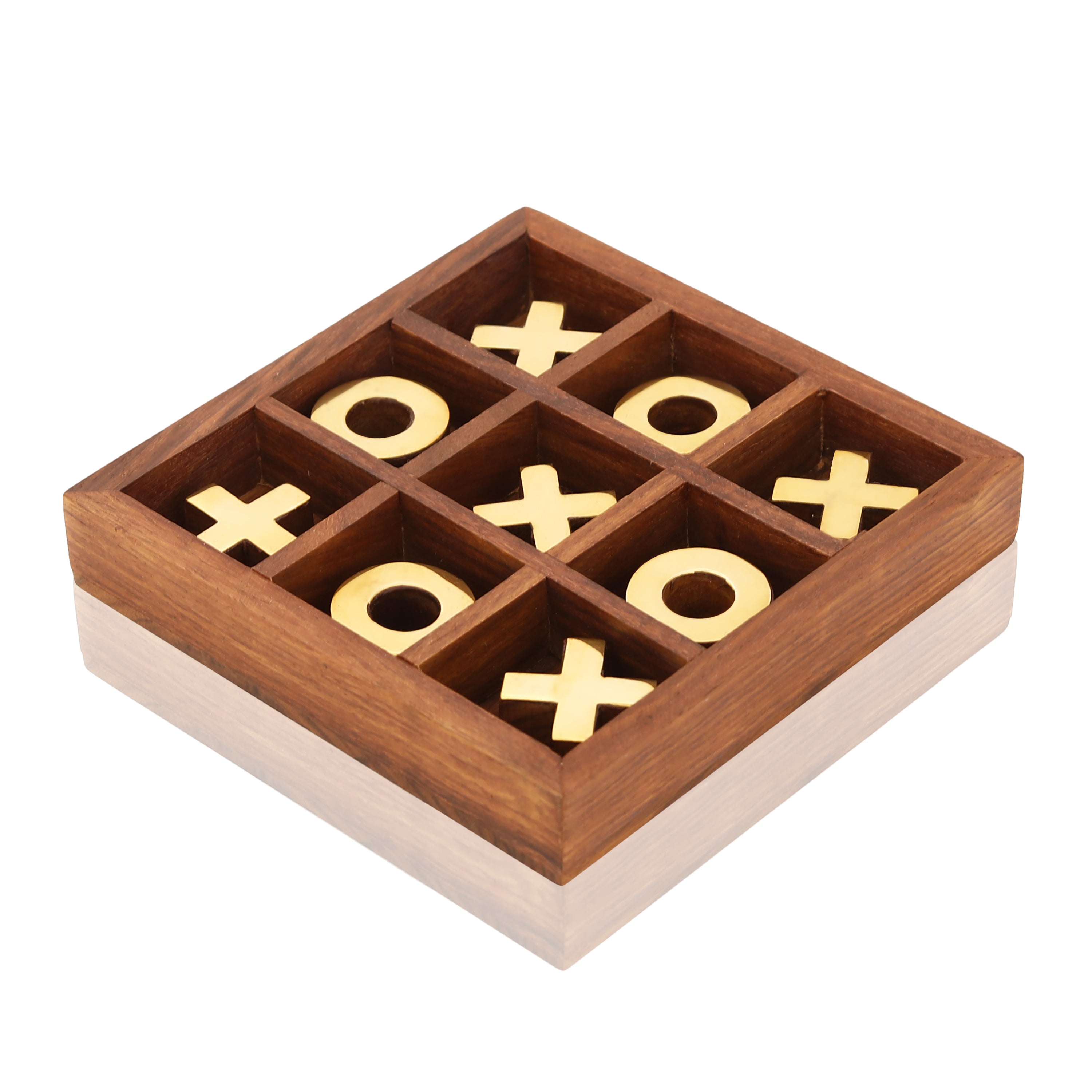 Wooden Tic-Tac-Toe Board Game for Kids & Family- Game