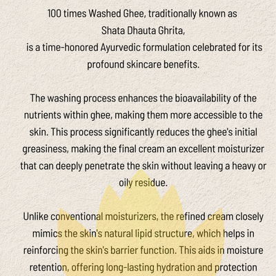 Pure Ghee Emulsion - Shat Dhaut Ghrit