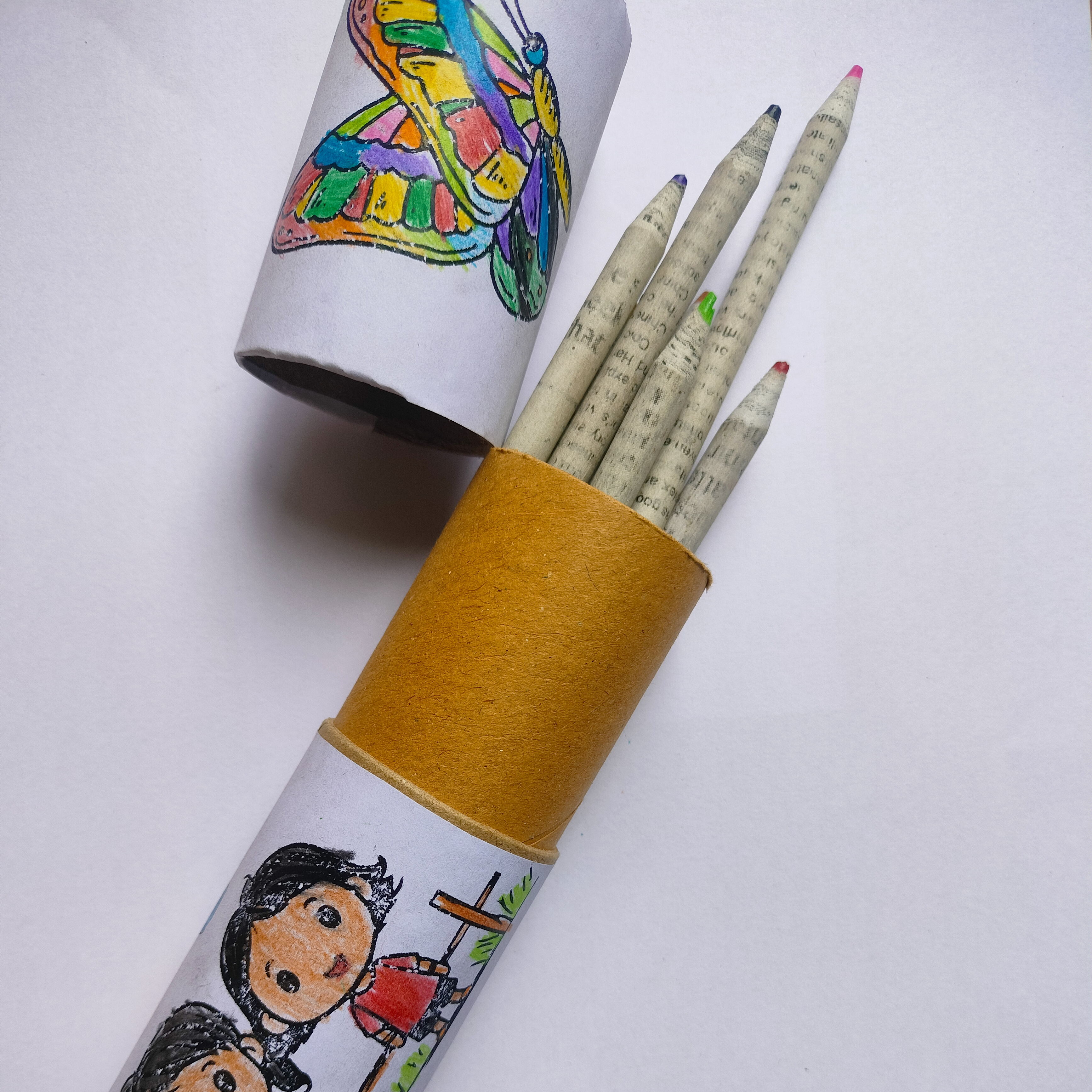 Upcycled Color Pencil – Sustainable & Vibrant Coloring