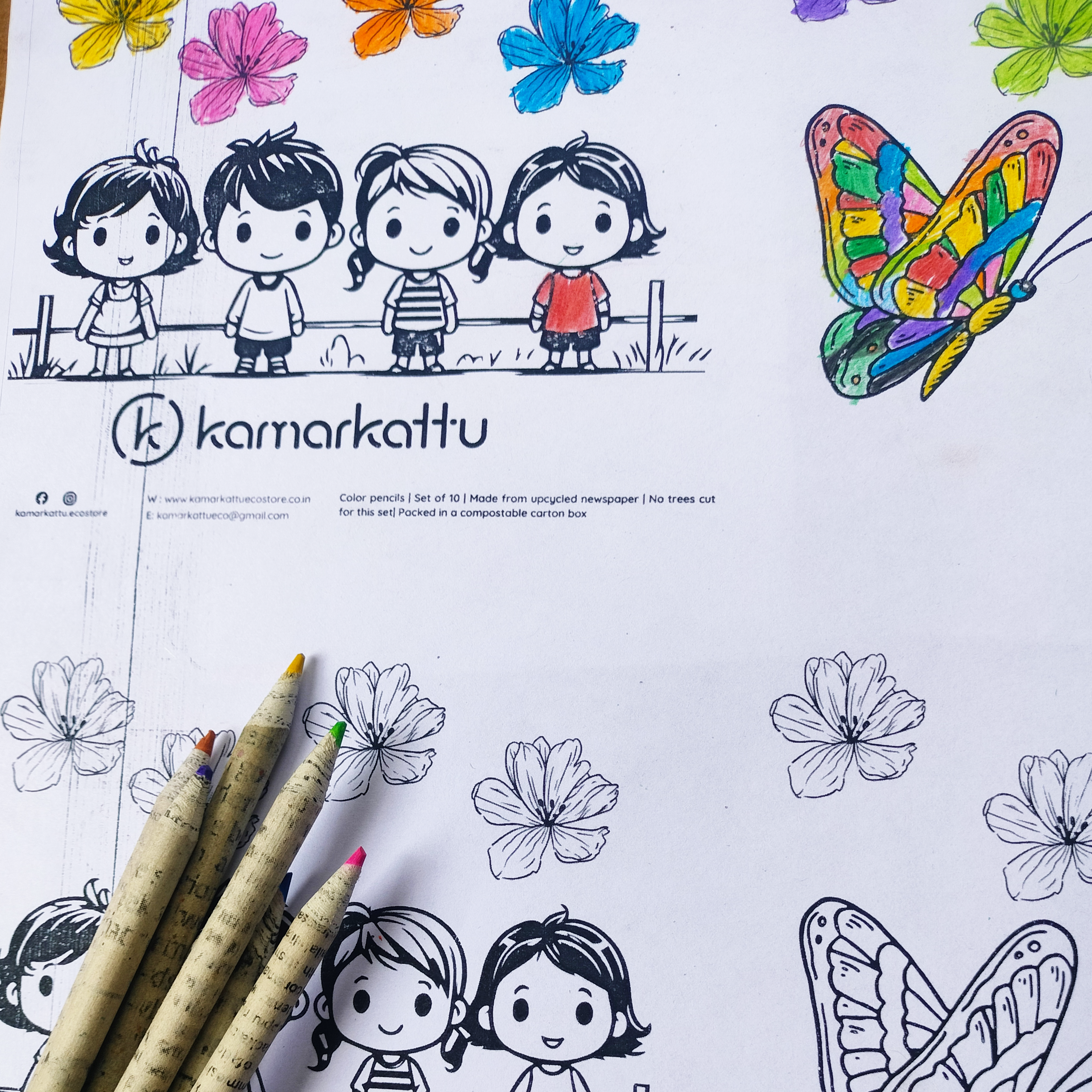 Upcycled Color Pencil – Sustainable & Vibrant Coloring