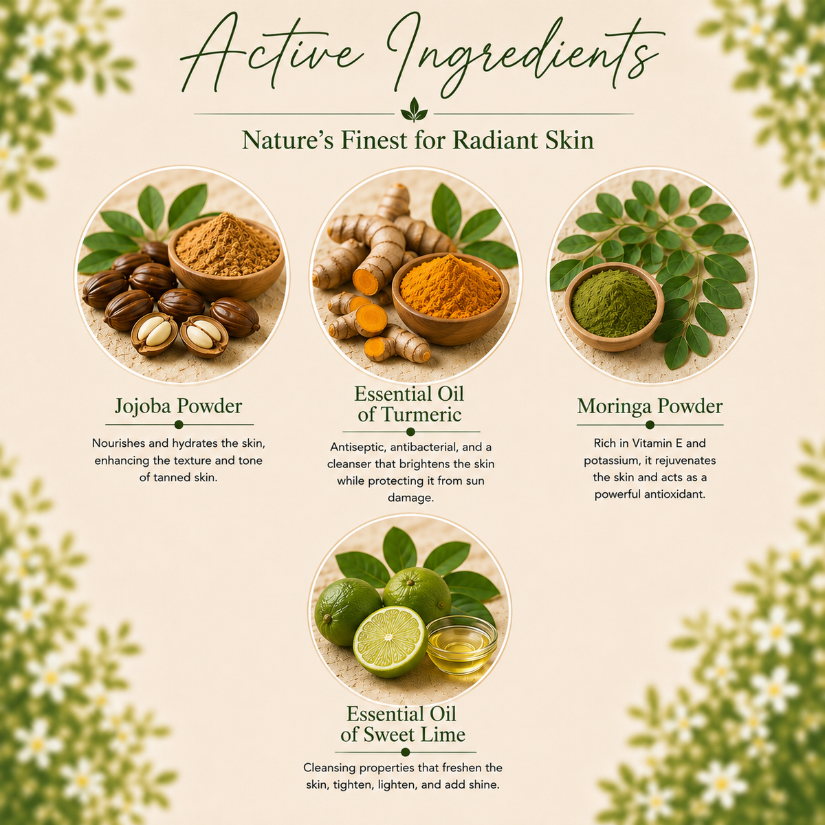 Natural D Tan Face Mask - 50 g