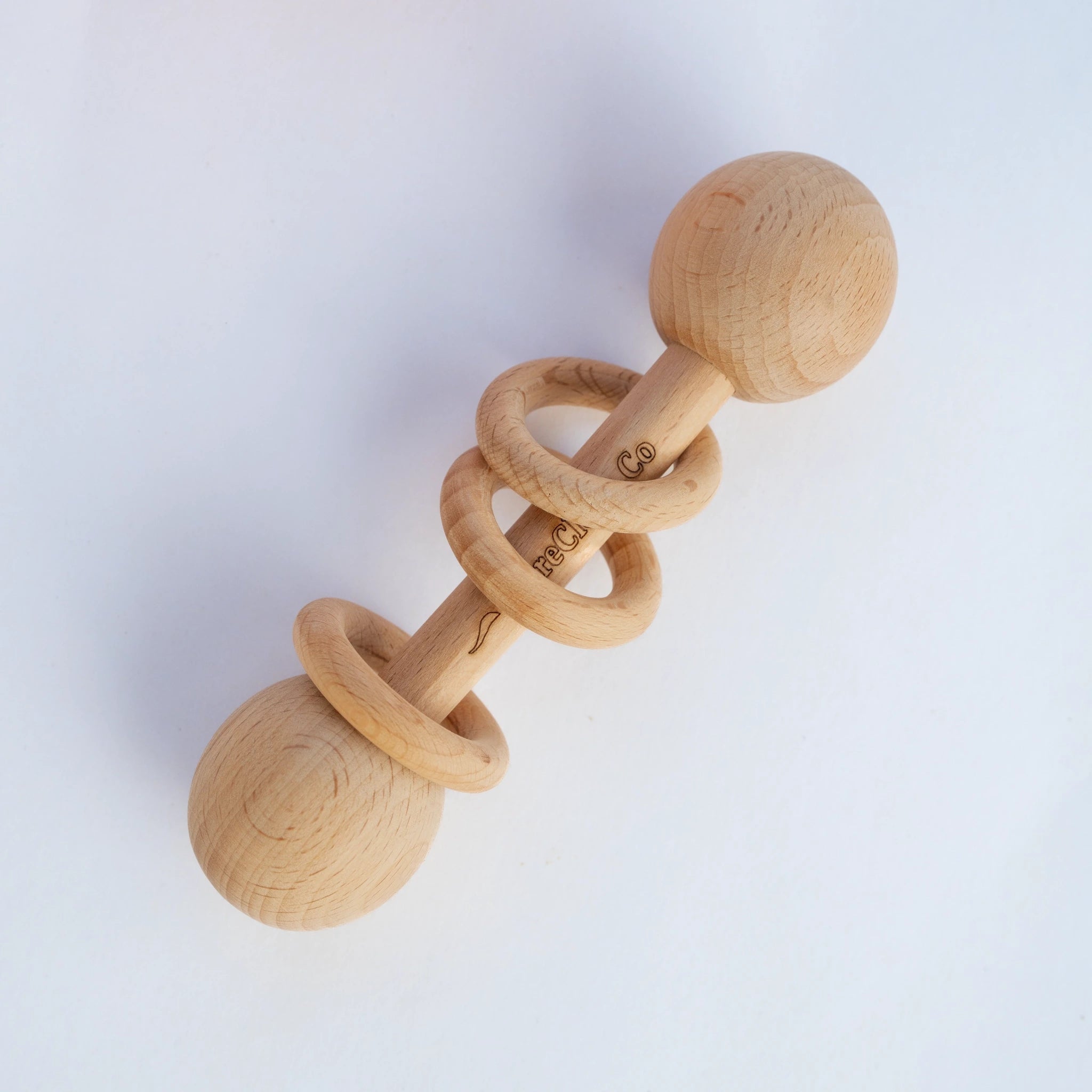 Pure Play Wooden Baby Rattle