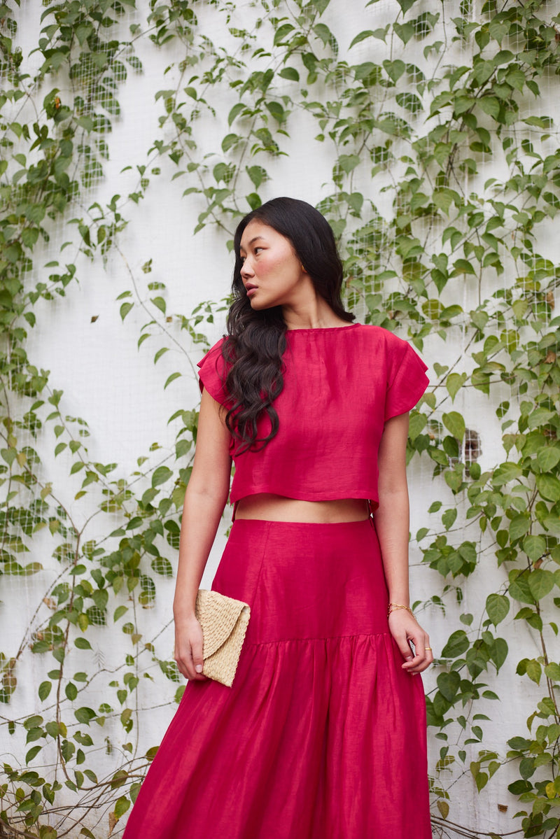 Pink- Carnaby Street Crop Top