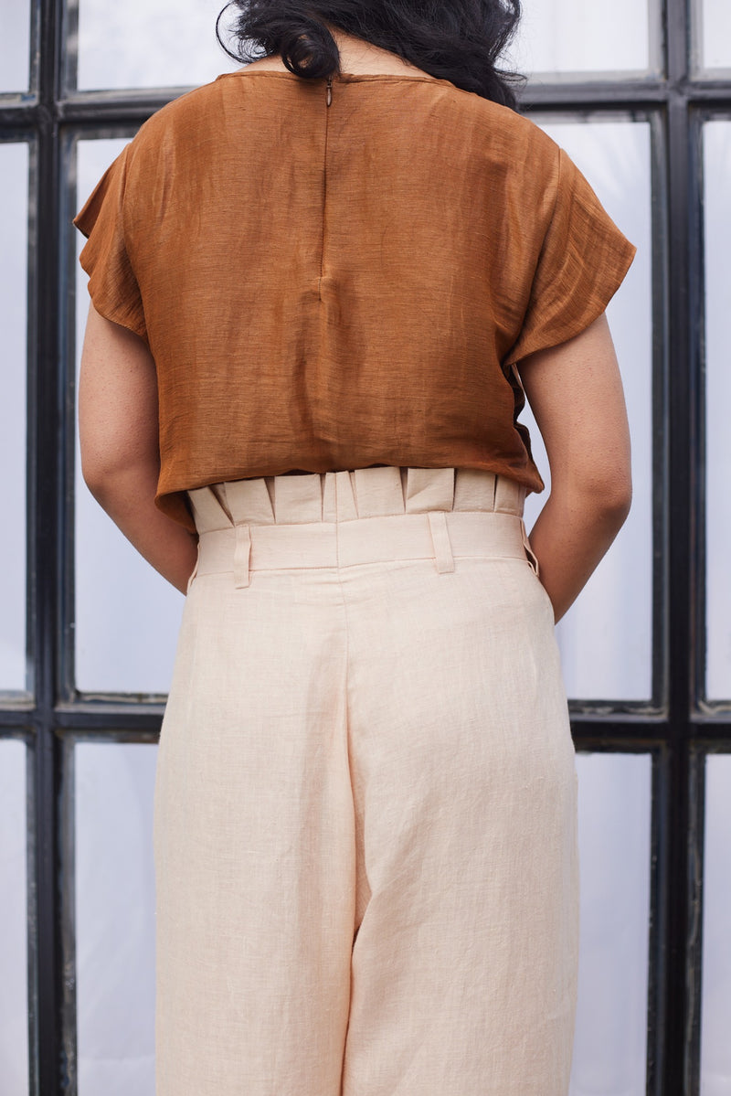 Brown Carnaby Street Crop Top