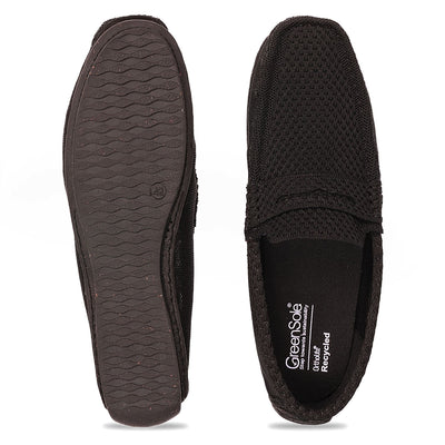 Jet Blue Moc Mens Shoes Loafers – Mens Casual Shoes on Brown Living™. SKU: GS_JBM_BLK3826. Img 6.