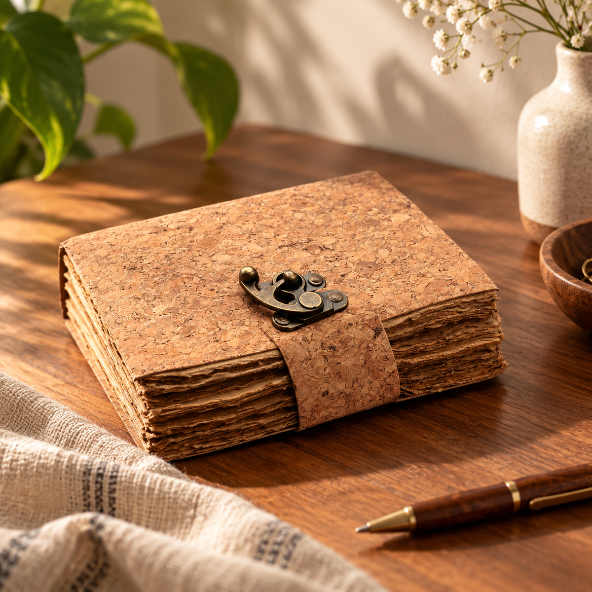 Cork & Recycled Paper Jumbo Journal
