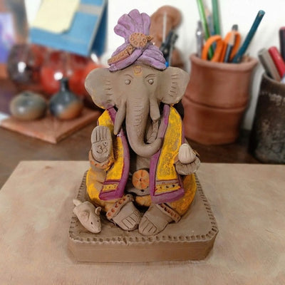 DIY Natural Clay Ganesh Idol Making Kit