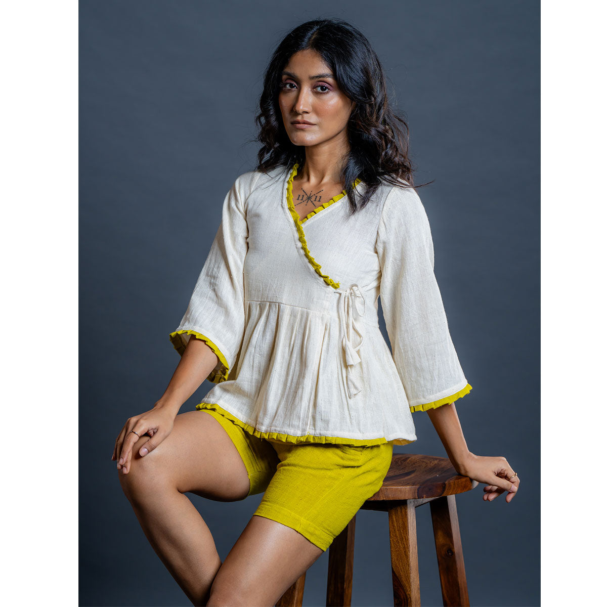 Astra Handwoven Kala Cotton Top