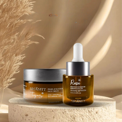 Tejas Face cream & Rasa face Oil – Get Glowing, Protected Skin